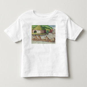 Sammeln der Ernten für das Kommunallagerhaus Kleinkind T-shirt