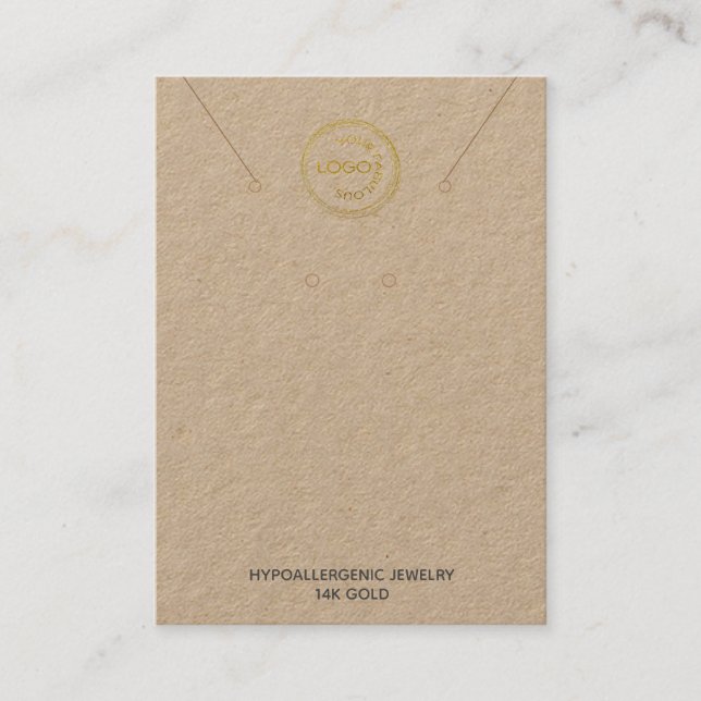 Sammeln der Kraft-Visitenkarte für Necklace-Displa Visitenkarte (Vorderseite)