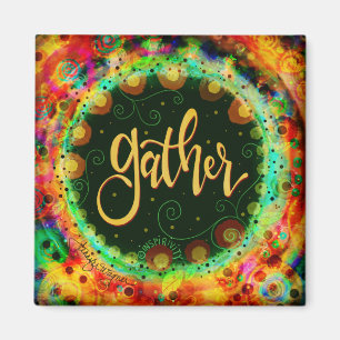 "Sammeln" EINWORT-Inspirivity Magnet