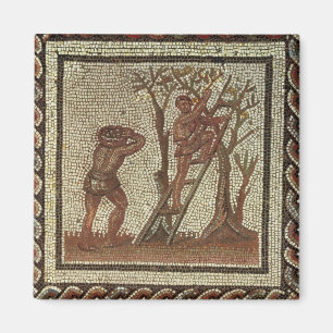 Sammeln-Frucht, römisches Mosaik Magnet