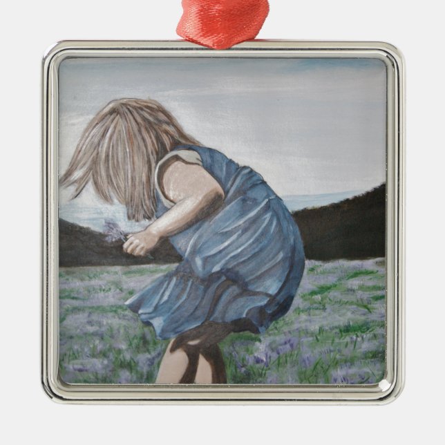 Sammeln Posies Ornament Aus Metall (Vorne)