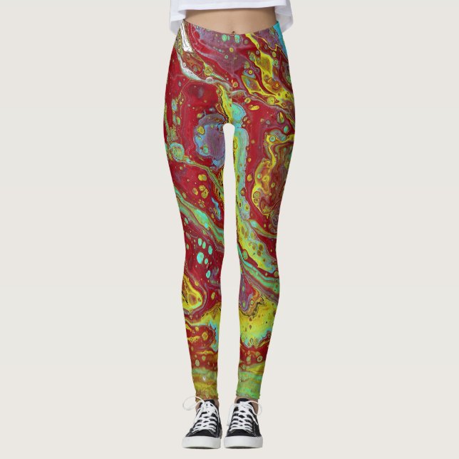 Sammeln Sie bis zu 3 kostenlose Form Psychedelisch Leggings (Vorderseite)