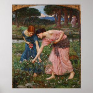 Sammeln Sie Ihr Rosenknospe Poster von John W. Was