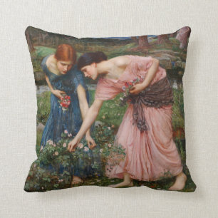 Sammeln Sie Ihre Rosenknospe vor Raphaelit-Kissen Kissen