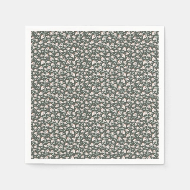 Sammeln Sie Mut wie Wildblumen Serviette (Vorderseite)