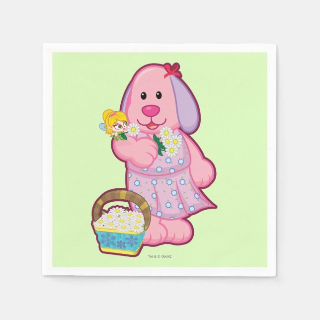 Sammeln von Blume mit Melanie Serviette (Vorderseite)