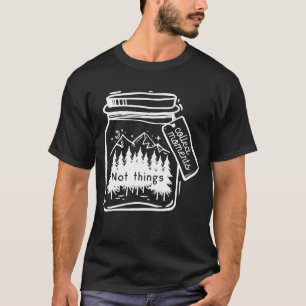 Sammeln von Momenten Cooler Camping-Quote T-Shirt