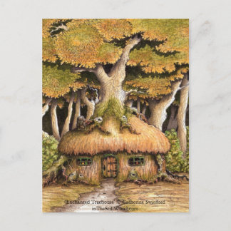 Sammelpostkarte 'Gezaubertes Haus' Postkarte