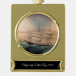 Sammelschiff Esther Roy 1898 Banner-Ornament Gold