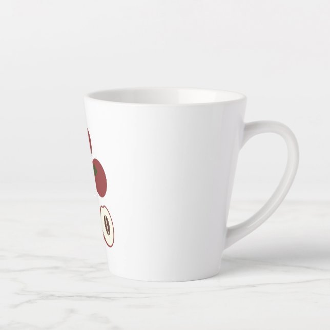 Sammet-Apfel-Latte-Mug Milchtasse (Rechts)