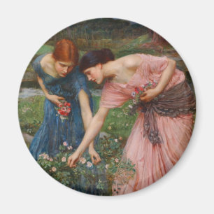 Sammle deine Rosenknospe von John W. Wasserhaus Magnet