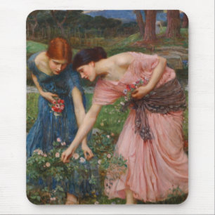Sammle deine Rosenknospe von John W. Wasserhaus Mousepad