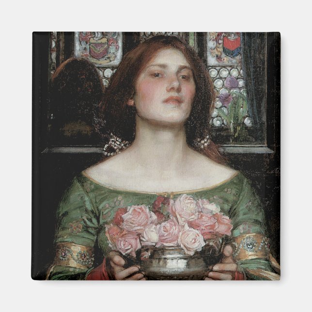 Sammle deine Rosenknospe, während du Mai bist Magnet (Vorne)