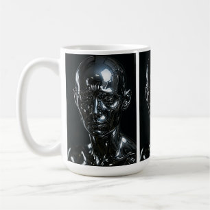 Sammler-Triple-Chrom-Porträt Kaffeetasse