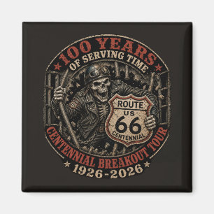 Sammlerobjekt Skeleton Biker Garage Magnet