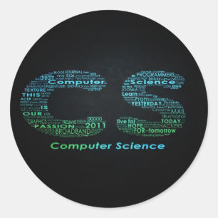 Sammlerstücke für die Informatikaufkleber Runder Aufkleber