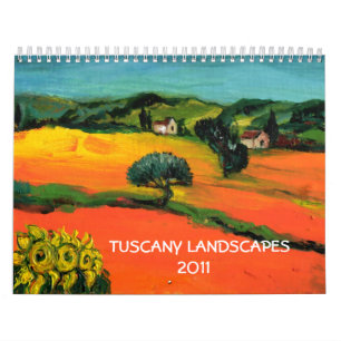 SAMMLUNG 2017 DER TUSKANISCHEN LANDSCHAFTEN KALENDER