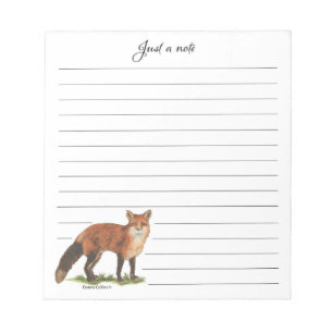 Sammlung Australischer Fuchs Notizblock