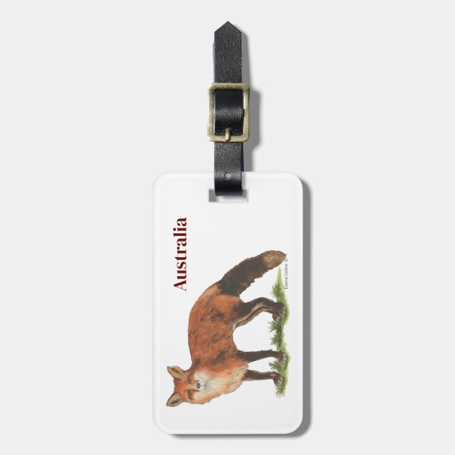 Sammlung Fox Gepäckanhänger (Vorderseite vertikal)