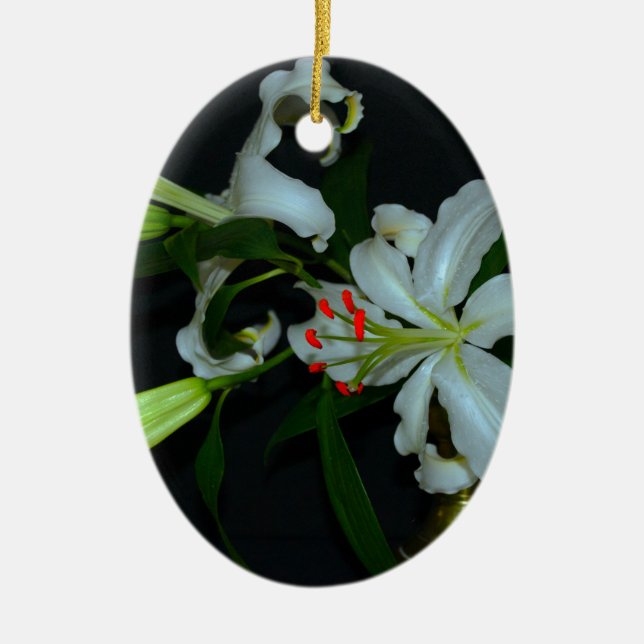 Sammlung irischer Muster und Blume Keramikornament (Vorne)