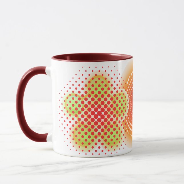 Sammlung lebendiger Kreise Combo-Tasse Tasse (Links)