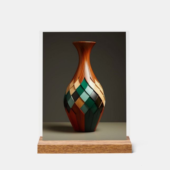 Sammlung Moderner Designvasen – Scu-Set Acrylschild (Vorderseite)