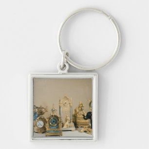 Sammlung Pendules De Paris Schlüsselanhänger