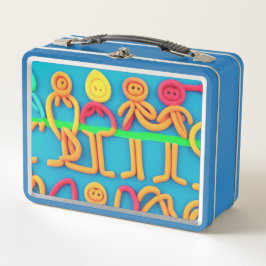 Sammlung Playdough Metall Brotdose