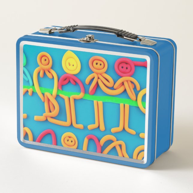 Sammlung Playdough Metall Brotdose (Vorderseite)