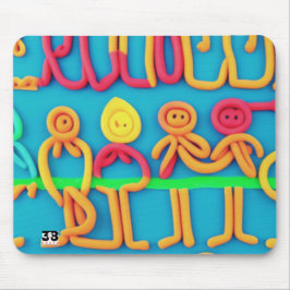 Sammlung Playdough Mousepad