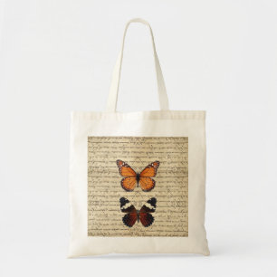 Sammlung vintage Schmetterlinge Tragetasche