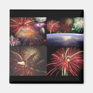 Sammlung von Feuerwerken Magnet