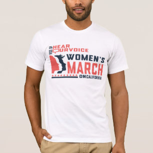 Sammlung von Frauenrechten über Kalifornien T-Shirt