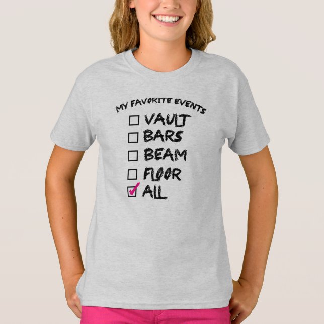 Sammlung von Gymnastikveranstaltungen T-Shirt (Vorderseite)