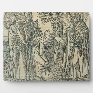 Sammlung von Heilkräutern, 1534 (Holzschnitt) Fotoplatte