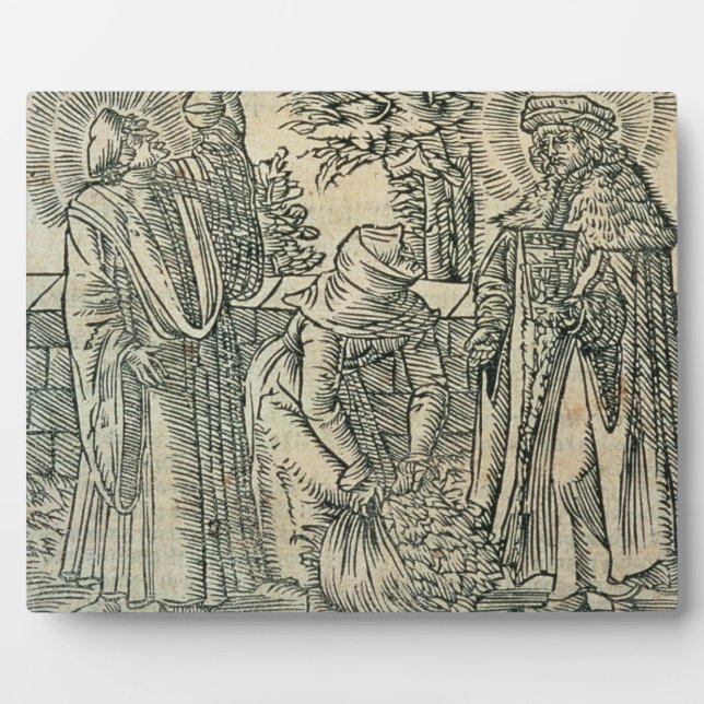 Sammlung von Heilkräutern, 1534 (Holzschnitt) Fotoplatte (Vorderseite)