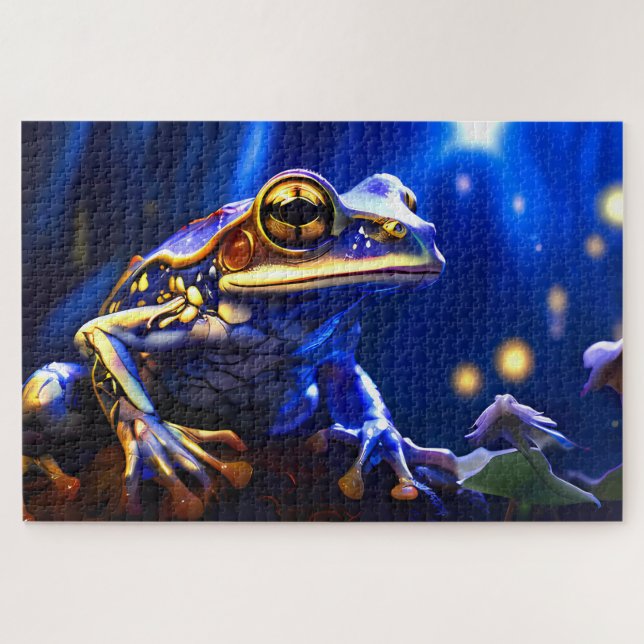Sammlung von Jigsaw Puzzle Frogs aus Costa Rica (Horizontal)