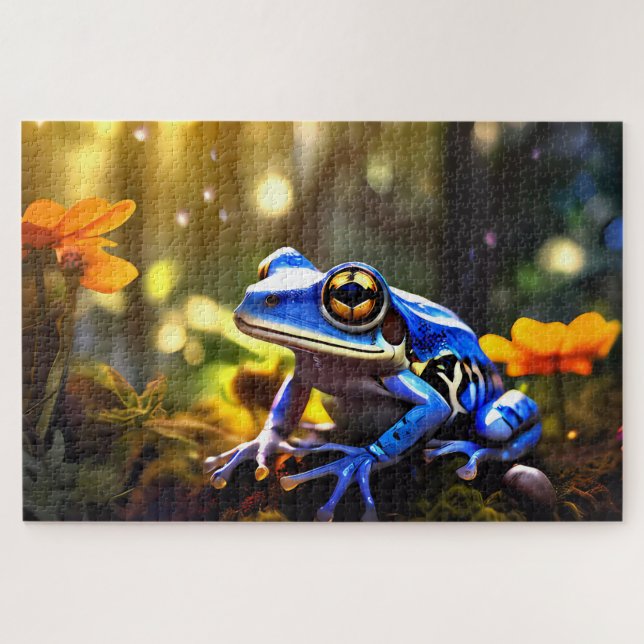 Sammlung von Jigsaw Puzzles Frogs Costa Rica (Horizontal)