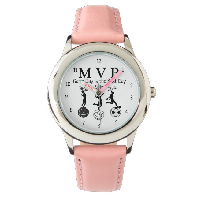 Sammlung von Kinderausdrücken - Mädchen beobachten Armbanduhr (Vorderseite)