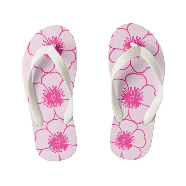 Sammlung von Kinderausdrücken - Mädchen Flip Flops (Fußbett)