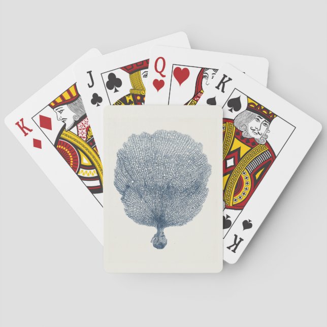 Sammlung von Küsten in Indiz VI Spielkarten (Rückseite)
