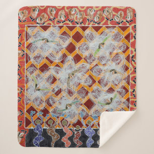 Sammlung von Meisterwerken der Leinwand aus Canva Sherpadecke
