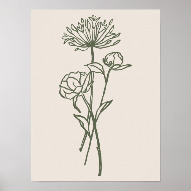 Sammlung von Naturkunstplakaten Poster (Vorne)