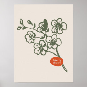 Sammlung von Naturkunstplakaten Poster
