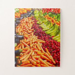 Sammlung von Obst und Gemüse