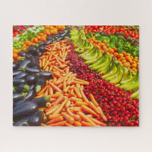 Sammlung von Obst und Gemüse