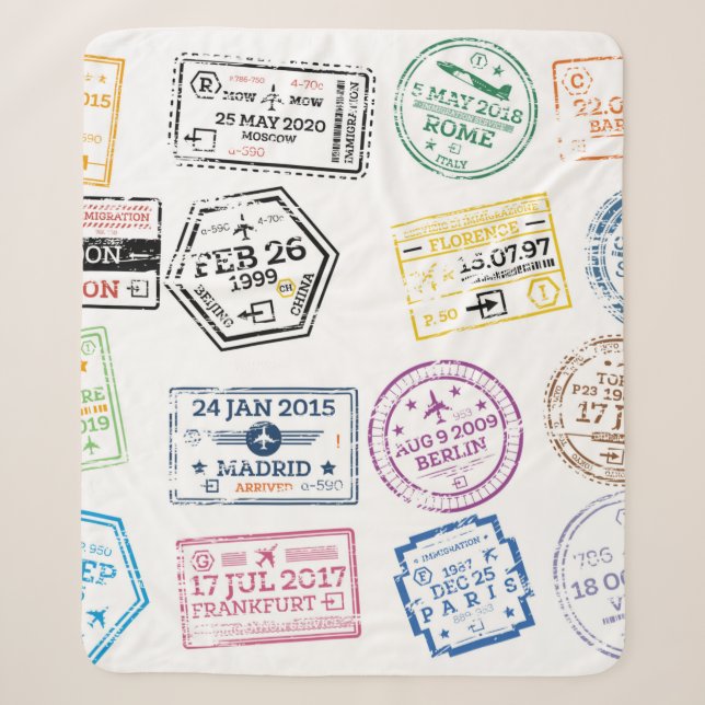 Sammlung von Passport-Briefmarke Abgeschieden auf  Sherpadecke (Vorderseite)
