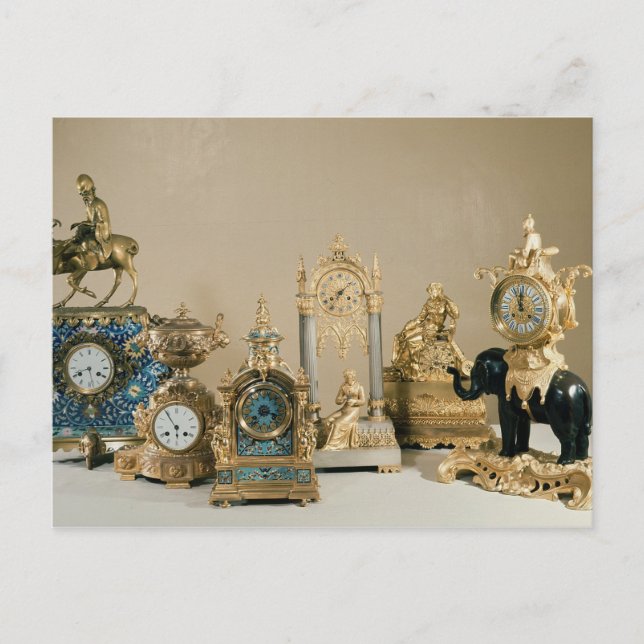Sammlung von Pendules de Paris Postkarte (Vorderseite)