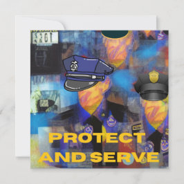 Sammlung von Polizeigutachten Feiertagskarte