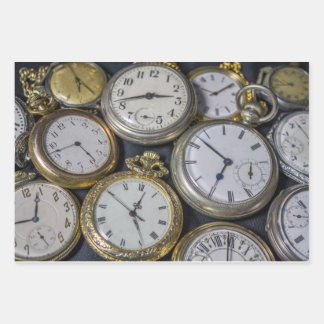Sammlung von Watches-Umschlagpapier Geschenkpapier Set